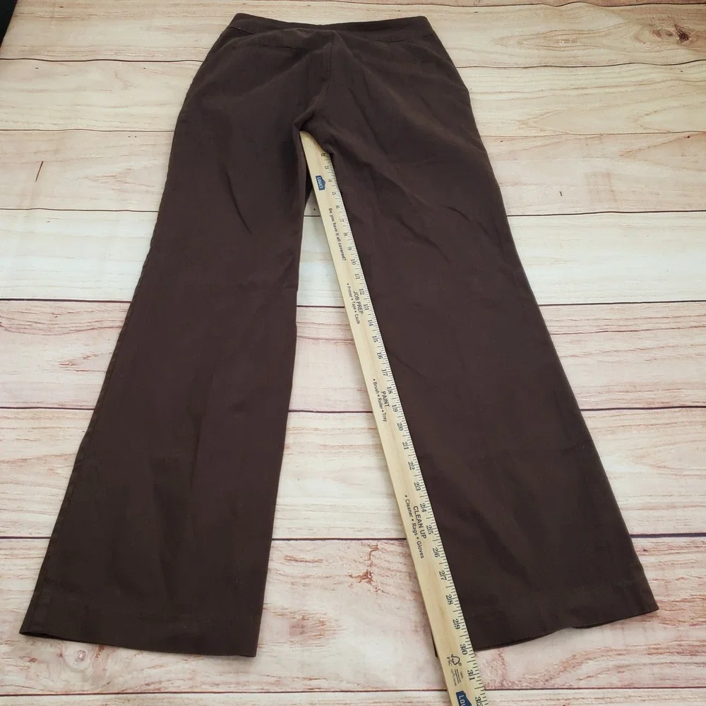 Brandy Melville J Galt Pants Women Small Brown Wide Leg High Rise Trousers 27x30 - Picture 7 of 11